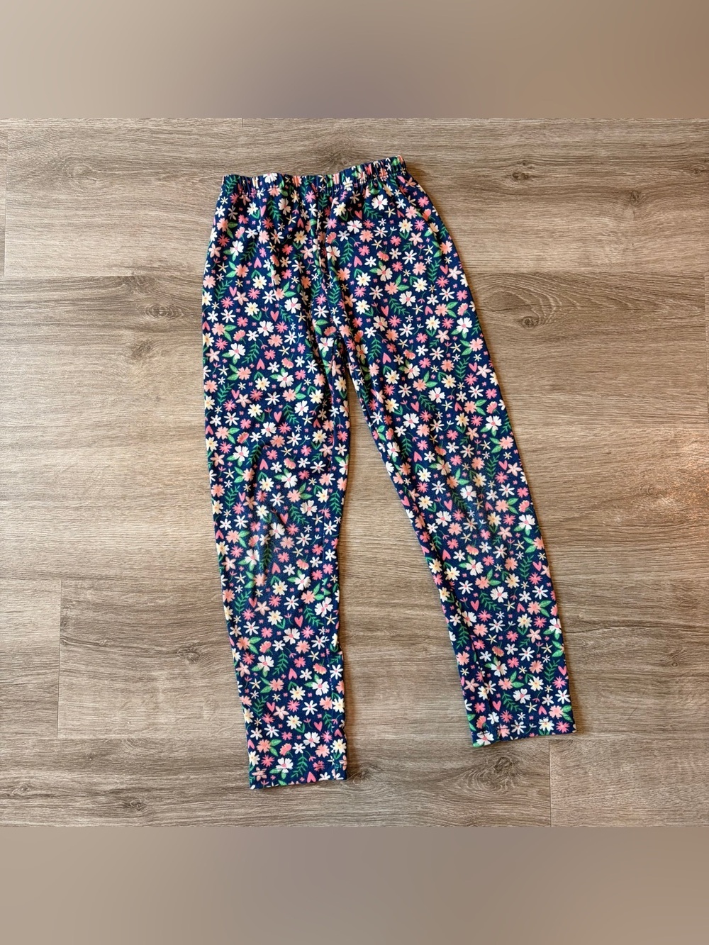 Love @ First Sight little girls floral leggings